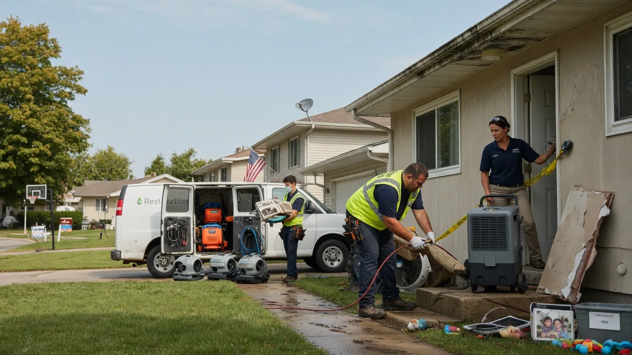 Water Damage Restoration in Fountainville, PA near me